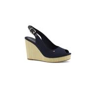 Tommy Hilfiger, Femme, Chaussures, Bleu, Taille: 40 EU Iconic Elena Sling Back Wedge