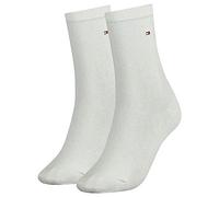 Tommy Hilfiger Femme Classic Chaussettes, Blanc, 39-42 EU