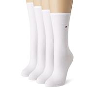 Tommy Hilfiger Femme Classic Chaussettes, Blanc, 62 EU