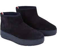 Tommy Hilfiger Femme Cool Suede Snowboot FW0FW07662 Bottes Basses, Bleu (Space Blue), 36 EU