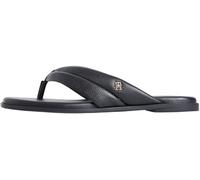 Tommy Hilfiger Femme Elevated Toe Post LTH Sandal Fw0fw09216 Plates, Black (Black), 41 EU