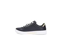 Tommy Hilfiger Femme Essential Chic Court Sneaker Fw0Fw09019 Bas, Black (Black), 37 EU