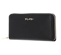 Tommy Hilfiger Femme Essential Leather LRG ZA AW0AW10498 Portefeuilles, Noir (Black), OS