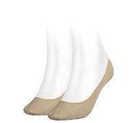 Tommy Hilfiger Chaussettes Footie Femme Beige Taille 35-38 EU