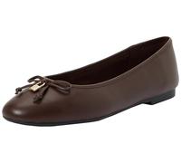 Tommy Hilfiger Femme Hilfiger Smooth LTHR Ballet Fw0Fw09006 Ballerines, Brown (Rich Walnut), 40 EU