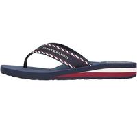 Tommy Hilfiger Femme Hilfiger Webbing Beach Sandal Fw0Fw09038 Tongs, Blue (Space Blue), 38 EU