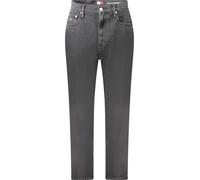 Tommy Hilfiger Femme Mom Jeans DW0DW20369_NE1BZ - Coupe ultra haute tapered avec 5 poches et logo brodé, en 50% Regenera : Taille - 25L32 Taille : 25L32