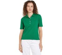 Tommy Hilfiger Femme Polo Manches Courtes Regular, Vert (Olympic Green), 48