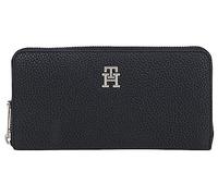 Tommy Hilfiger Femme Portefeuille Emblem Grand, Multicolore (Black), Taille Unique