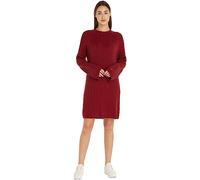 Tommy Hilfiger Femme Robe Soft Wool C-Neck Manches Longues, Rouge (Rouge), XL