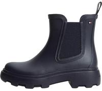Tommy Hilfiger Femme Rubber Flag Cleated Rainboot Fw0fw09387 Bottes de Pluie
