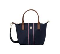 Tommy Hilfiger, Femme, Sacs, Bleu, Taille: ONE Size Corporate TH Monogram Crossbody Tote Bag