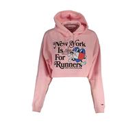 Tommy Hilfiger, Femme, Sweatshirts et sweats à capuche, Rose, Taille: 38 FR Sweat à Capuche en Coton Rose Style New York