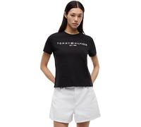TOMMY HILFIGER T-shirt noir / blanc, Taille M
