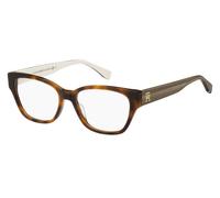 Tommy Hilfiger Femme TH 2001 05L Montures optiques Acétate Havane Carré