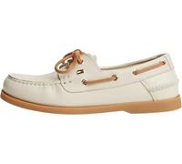 Tommy Hilfiger Femme Th Flag Boat Shoe Core Leather Fw0fw09463 Chaussures Bateau