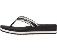Tommy Hilfiger Femme Th Flag Print Summer Sandal Fw0fw09195 Tongs, Black (Black), 36 EU