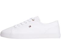 Tommy Hilfiger Femme Th Foxing Sneaker Canvas Fw0fw09170 Bas, White (White), 40 EU