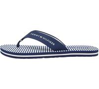 Tommy Hilfiger Femme Th Ithaca Stripe Summer Sandal Fw0fw09192 Tongs, Blue (Preppy Navy), 41 EU