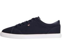Tommy Hilfiger Femme Th Low Profile Vulc Canvas Fw0fw09102 Bas, Blue (Space Blue), 37 EU