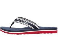Tommy Hilfiger Femme Th Webbing Summer Sandal Fw0fw09193 Tongs, Blue (RWB), 36 EU