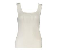 Tommy Hilfiger, Femme, Tops, Blanc, Taille: 38 FR Débardeur Blanc à Bretelles Larges