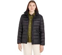 Tommy Hilfiger Femme Veste Padded Global Stripe Jacket Mi-Saison, Noir (Black), M