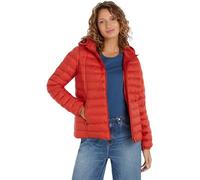 Tommy Hilfiger Femme Veste Padded Global Stripe Jacket Mi-Saison, Rouge (Terra Red), L