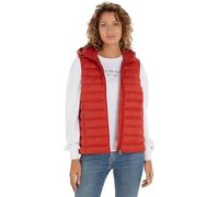 Tommy Hilfiger Femme Veste sans Manches Padded Global Stripe Matelassée, Rouge (Terra Red), XXS