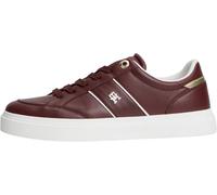 Tommy Hilfiger Femmes Th Feminine Cupsole Fw0fw09600Low Top, Rouge Sang de bœuf, 42 EU