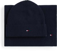 Tommy Hilfiger Flag Beanie & Scarf Gift Pack Espace Bleu Taille unique Male