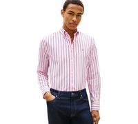Tommy Hilfiger Flex Poplin Bold Stripe RF Shirt Mw0mw39159 Chemise L/S Homme (Lot de 1)