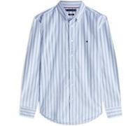 Tommy Hilfiger Flex Poplin Bold Sweet Blue/stripe Taille: L | Casual chemises Outlet | Homme | Bleu
