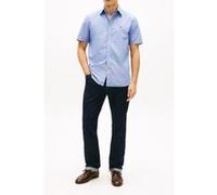 Tommy Hilfiger Flex Poplin Houndstooth Shirt Wedge Blue/check Taille: M | Chemises d'affaires Outlet | Homme | Bleu