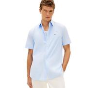 Tommy Hilfiger Flex Poplin STP SS Shirt Mw0mw42860 Chemise S/S, Blue (Sweet Blue/Stripe), L Homme
