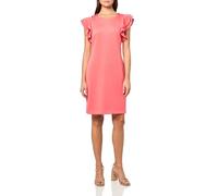 Tommy Hilfiger Flutter Sleeve Scuba Dress Robe, Sherbet, 46 Femme