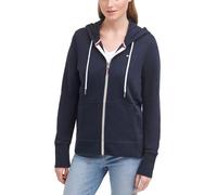 Tommy Hilfiger French Terry Zip Hoodie-Solid Sweatshirt à Capuche, Sky Captain, M Femme