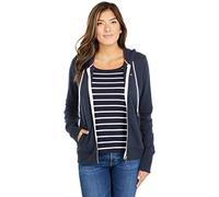 Tommy Hilfiger French Terry Zip Hoodie-Solid Sweatshirt à Capuche, Sky Captain, L Femme