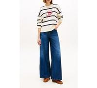 Tommy Hilfiger Full Needle Graphic Big Calico/dark N Navy Taille: M | Pulls Outlet | Femme | Bleu