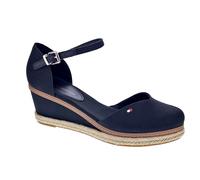 Tommy Hilfiger Fw04787 Bds Espadrilles Femme Noir - 39