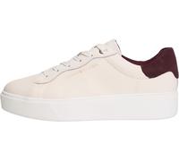Tommy Hilfiger FW0FW09021 Baskets Basses Chic à Semelle compensée pour Femme, Beige (crème Douce/marzemino), Pointure 40, Marzemino crème Douce Beige, 40 EU