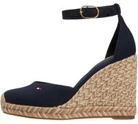 Tommy Hilfiger FW0FW09225 Espadrilles compensées à bout fermé pour femme Flag Espadrilles compensées Bleu (Space Blue), pointure 40