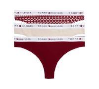 Tommy Hilfiger - Gift 3-Pack Thong PRT - Femme - Sous-vêtements - Multicolore - Taille: 42 FR