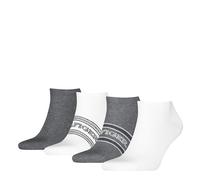 Tommy Hilfiger Giftbox Chaussettes classiques pour homme, Gris mélangé/blanc, 66-68