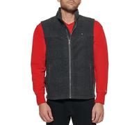 Tommy Hilfiger Gilet polaire pour homme, Gris anthracite, S