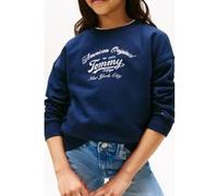 Tommy Hilfiger Girls Tommy Script Sweatshirt Dark Night Navy Taille: 5Y | Vêtements de Sport Outlet | kids | Le Noir