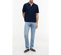 Tommy Hilfiger Gmd Structure Ss Polo Carbon Navy Taille: S | Pulls Outlet | Homme | Bleu