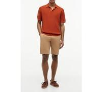 Tommy Hilfiger Gmd Structure Ss Polo Rusty Ochre Taille: M | Pulls Outlet | Homme | Marron