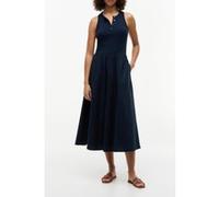 TOMMY HILFIGER Robe 'Gold-tone Button Sleeveless Maxi' bleu marine, Taille 36