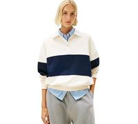 Tommy Hilfiger Gold BTN Rugby Fleece SWTSRT WW0WW48785 Pull pour Femme, Beige (Calico), L, Beige (Calico), L